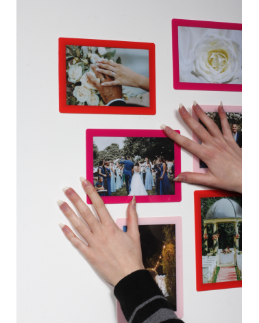Cadre photo Fuschia SLIMPYX 10x15 cm