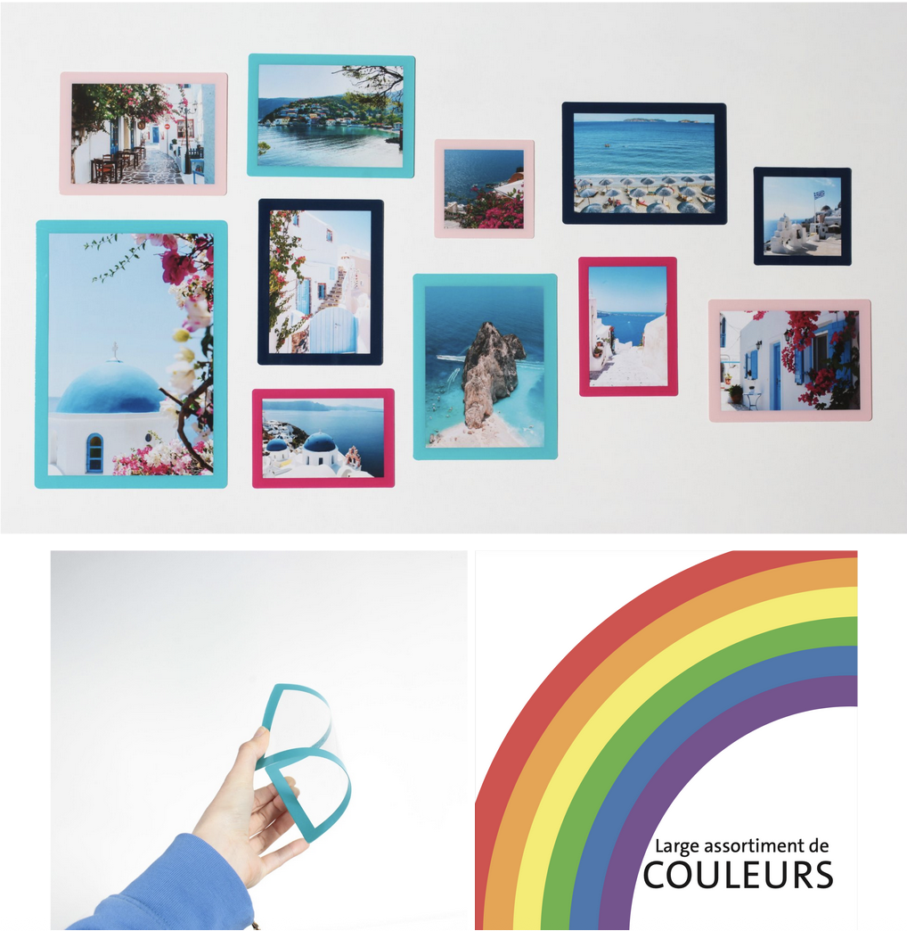 Composition de cadre SlimPYX incassable et coloré