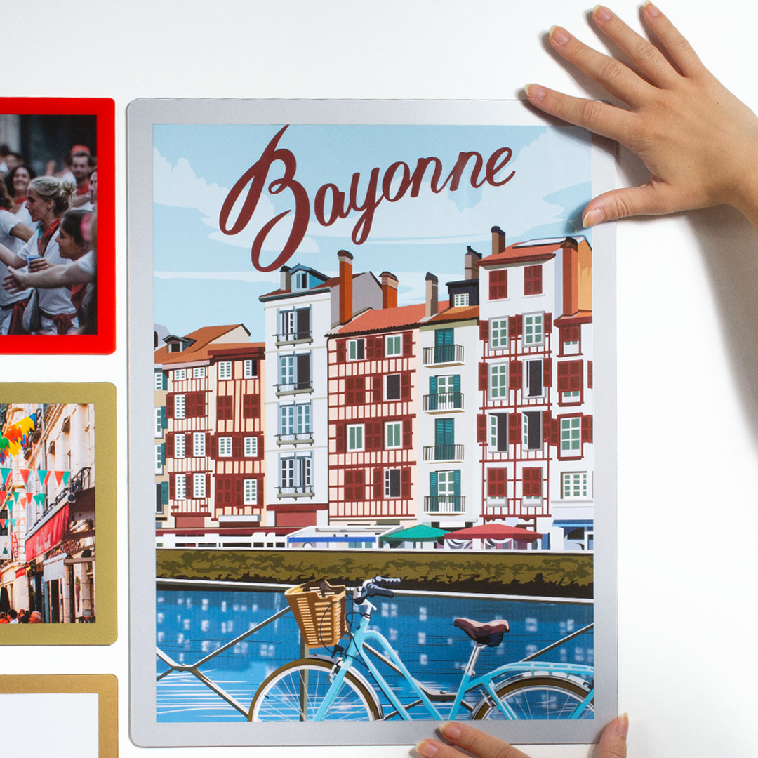 exemple d'une affiche de Bayonne