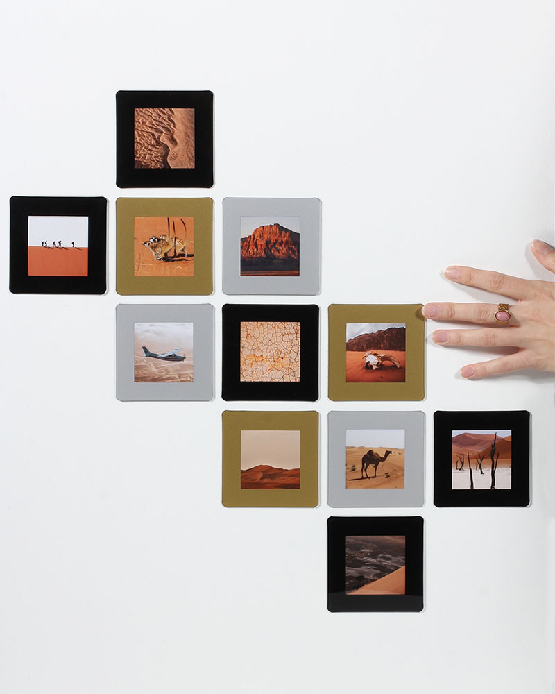 Mini cadre photo carré SlimPYX 5,5x5,5 cm