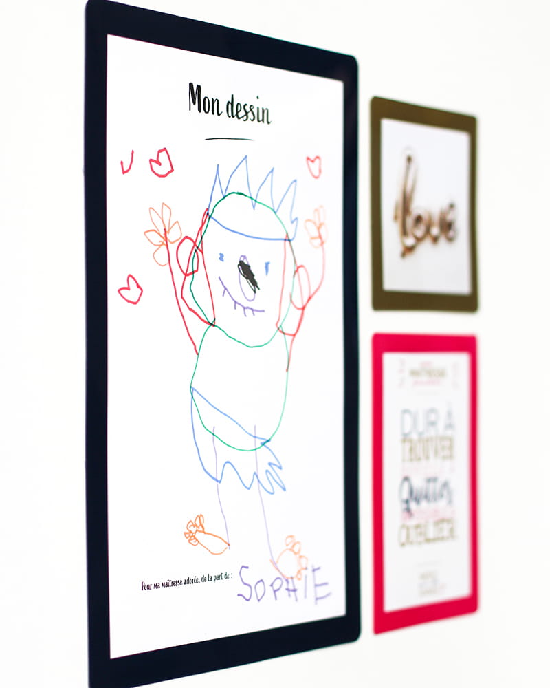 childrens drawing photo frame