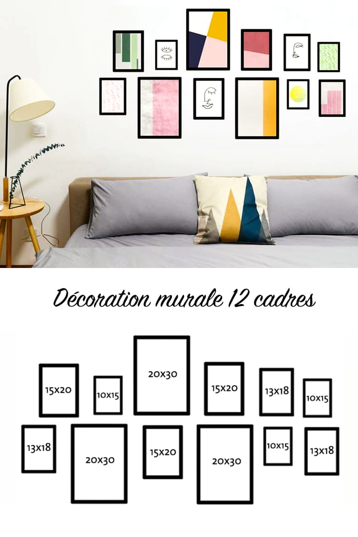 living room decor black frames